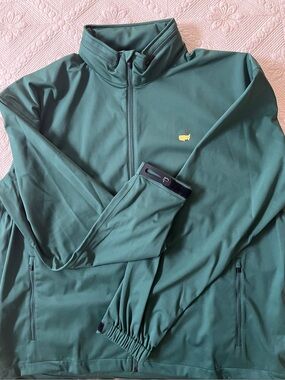 Men's Performance Masters Tech Softshell Rain Jacket with hood and zip pockets